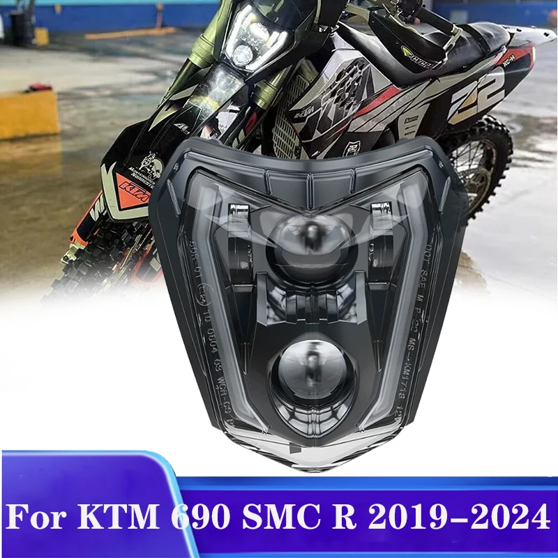 

E24 Motorcycle LED Headlight Headlamp DRL Light For K-TM EXC EXCF SX SXF XC XCF XCW XCFW 125 150 250 300 350 400 450 505 525 530