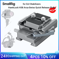 SmallRig HawkLock H38 Arca-Swiss Quick Release Plate for DJI RS 4 / RS 4 Pro / RS3 / RS 3 Pro / RS 3 Mini Stabilizers -4639