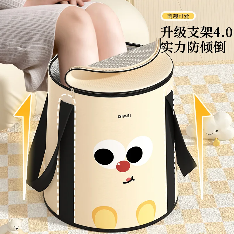 

Household folding foot soaking bucket is heightened over the calf portable travel thermal insulation foot bath bucket foot soaki
