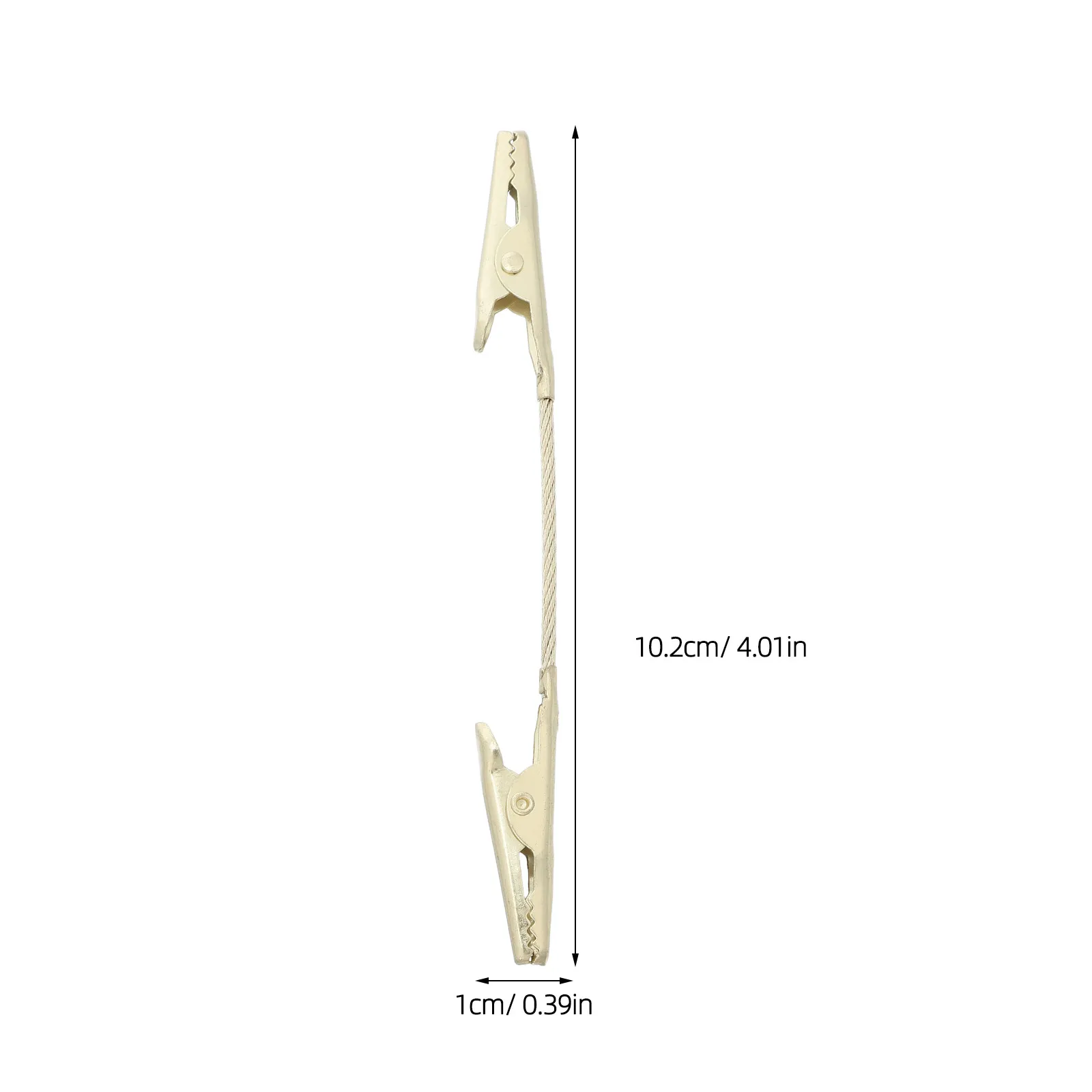 15Pcs Metal Double Headed Memo Clips Double Ended Alligator Clip Note Card Holder for Photo Display Office Metal Clips
