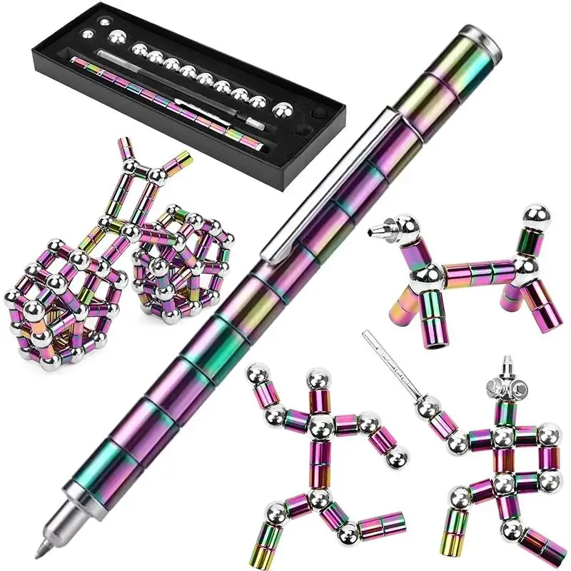 New Magnetic Levitation Pen for Students Fidget Anti-Stress Floating Ballpoint Pen with Refill Novelty Office for Anxiety Relief