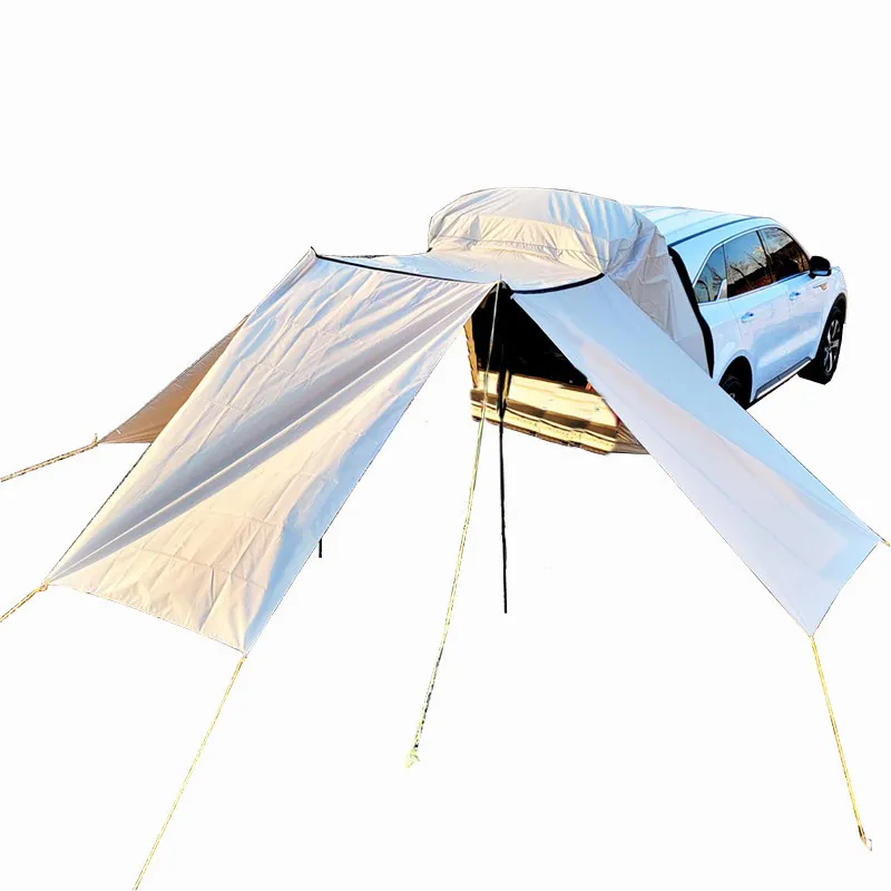 Rear Tent, Canopy Outdoor Self-driving Tour, Car SUV Trunk Shading, Simple RV Dew Camping Multi-function
