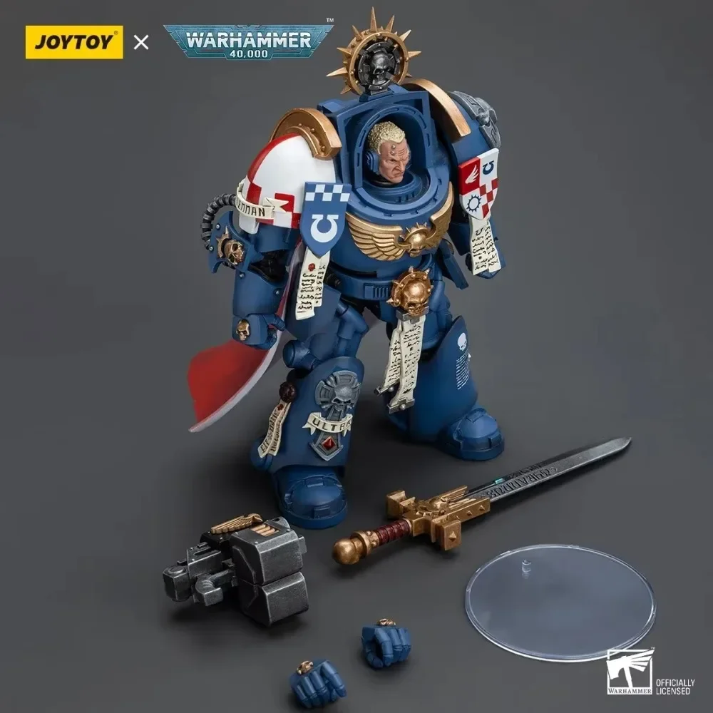 [IN STOCK]JOYTOY Warhammer 40K 1/18 Action Figures Ultramarines Terminator Squad Librarian Anime Model Game Figurine Gift Toys