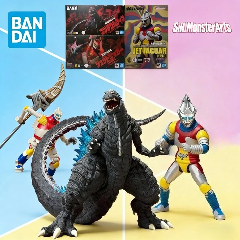 

Оригинальная фигурка BANDAI S.H.MonsterArts Series Singularity Godzilla\Jet Accumulation Grid, аниме-фигурка, модель, игрушка, подарок для мальчиков