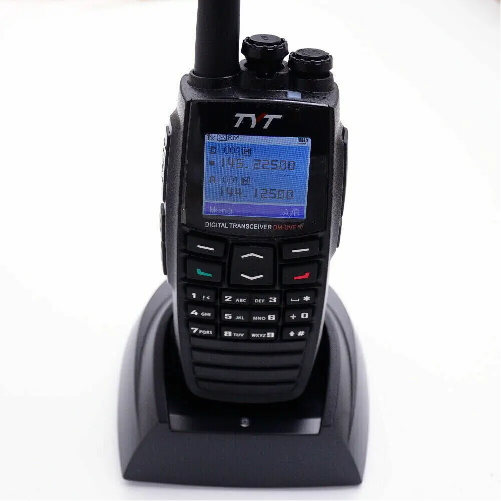 

TYT DM-UVF10 Digital Walkie Talkie DTMF DPMR Dual Band Radio Ham Transceiver 5W 256CH Scrambler Portable Two Way Radio