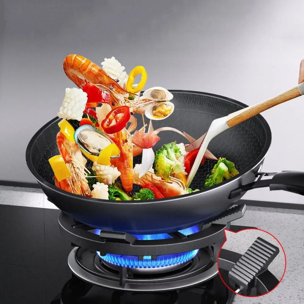 

Practical Universal Gas Stove Stand Anti-skid 4 Claws Gas Stove Bracket Cast Iron Detachable Rack Gas Stove Cooker Ring Home