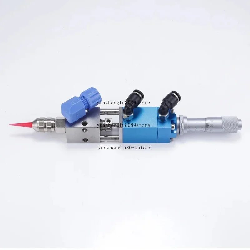 21A Top Needle Dispensing Valve Flow Connector Adjustable Micrometer Silicone Precision Dispensing Gun