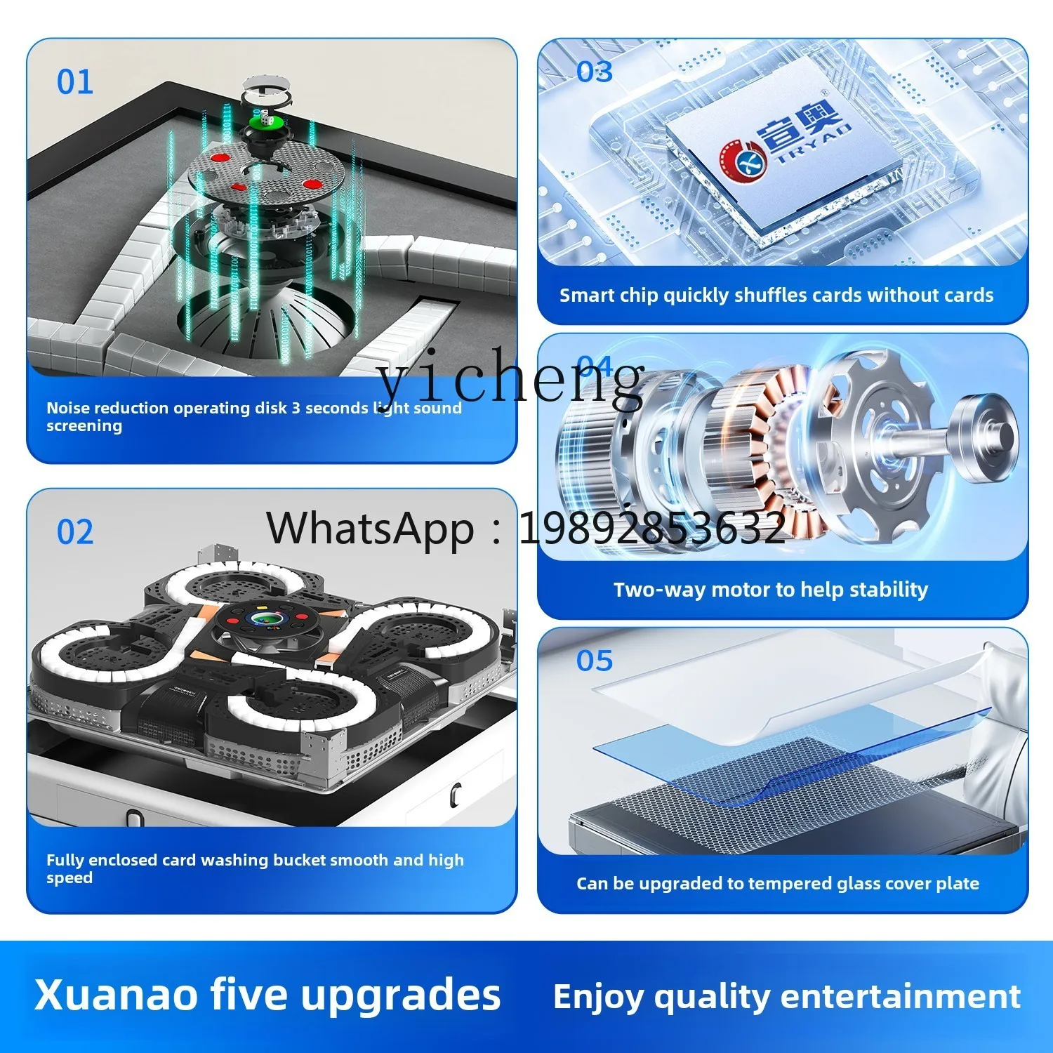 Z1 automatic mahjong machine roller coaster electric dining table dual-purpose household bass mahjong table