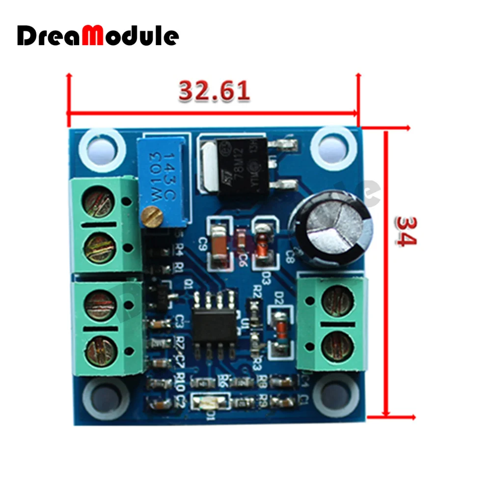 CNC Frequency to Voltage Converter Module 0-1KHz Frequency Conversion Into 0-10V Voltage Digital Analog Signal Conversion Module