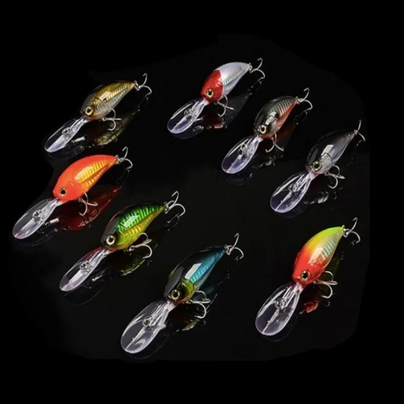 

3D Eye Minnows Deep Dive Large Crank Bait Wiggle Fish Bait Vatalion Trout Pike Perch Predator Fishing Megabass Bait