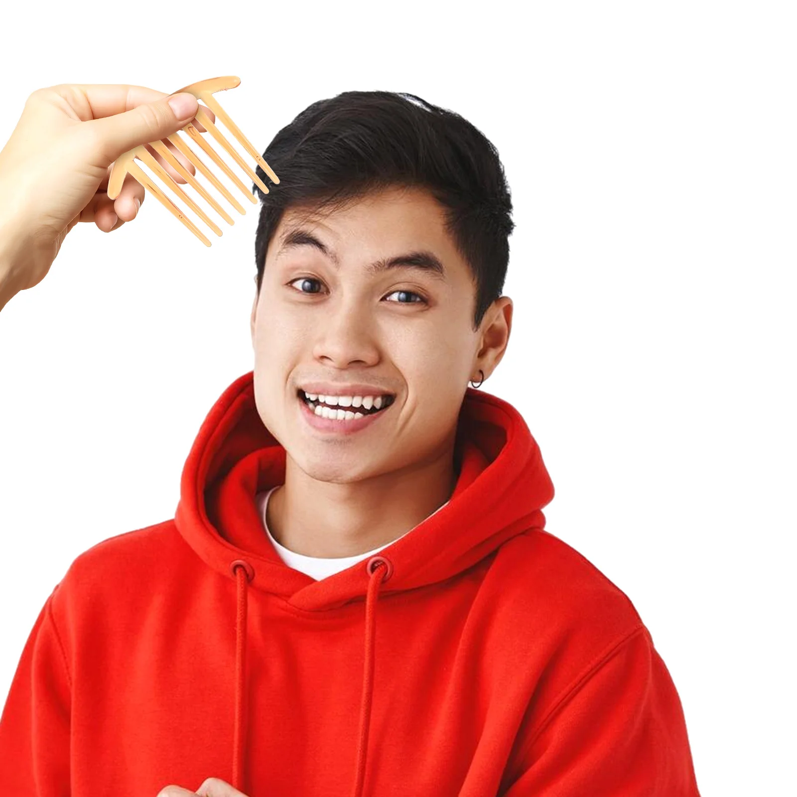 

2Pcs French Twist Hair Comb Wide Tooth Side Comb Smooth Hair Accessories for Women Girls French Woman