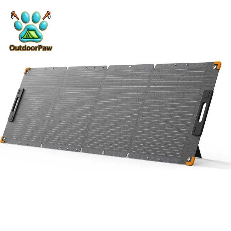 200 Watt Solar Panel, Portable Solar Panel for Power Station, High Efficiency Solar Panel Foldable, IP67 Waterproof Power Supply