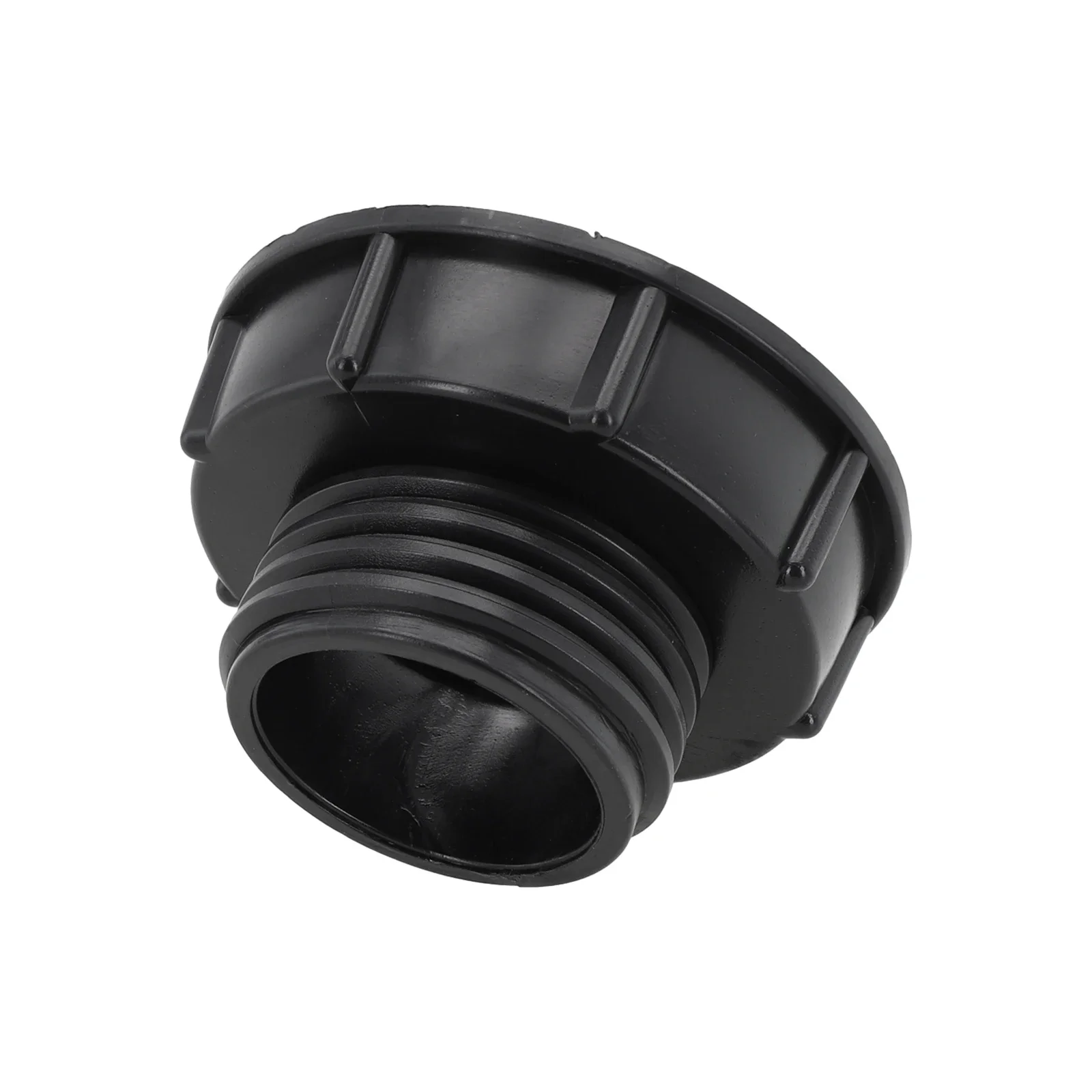 IBC 탱크 커넥터 커넥터, IBC 어댑터, 플라스틱 S60 x 6(60mm) 어댑터, IBC 컨테이너, 블랙, 80mm