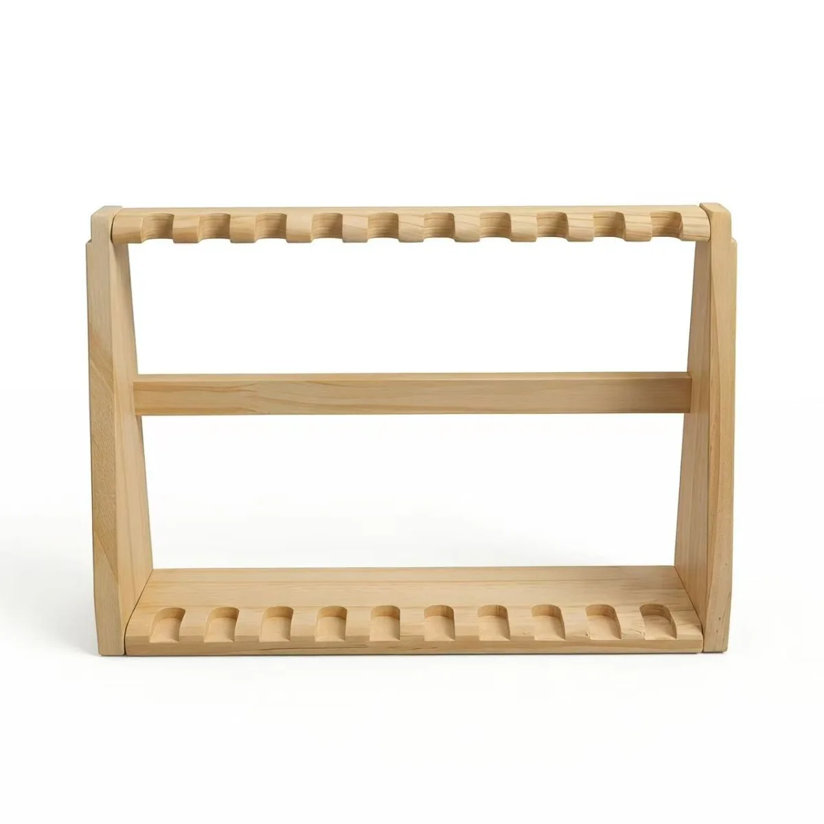 Wooden Desktop Sword Display Stand Rack 8 Slot Mini Weapon Model Holder Collectible Game Anime Blade Display Organizer Gift - view 6