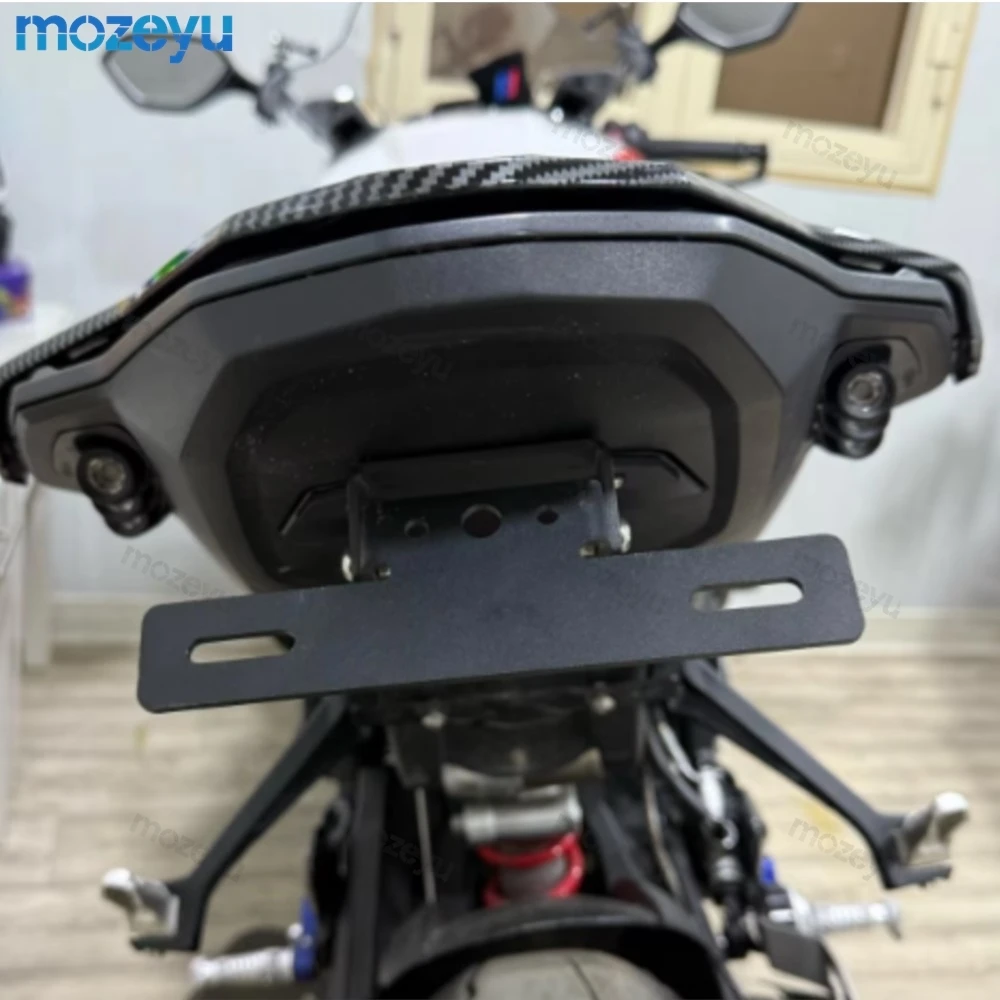 

For BMW M1000RR S1000RR S1000R 2019-2024 2025 2026 License Plate Holder Tail Tidy Adjustable Short Number Motorcycle Accessories