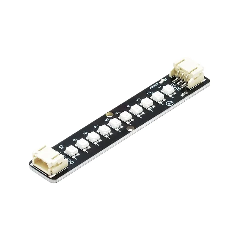 Faixa de luz LED RGB WS2812B programável 5V luz de tira multicolorida que muda de cor compatível com kit Arduino ESP32