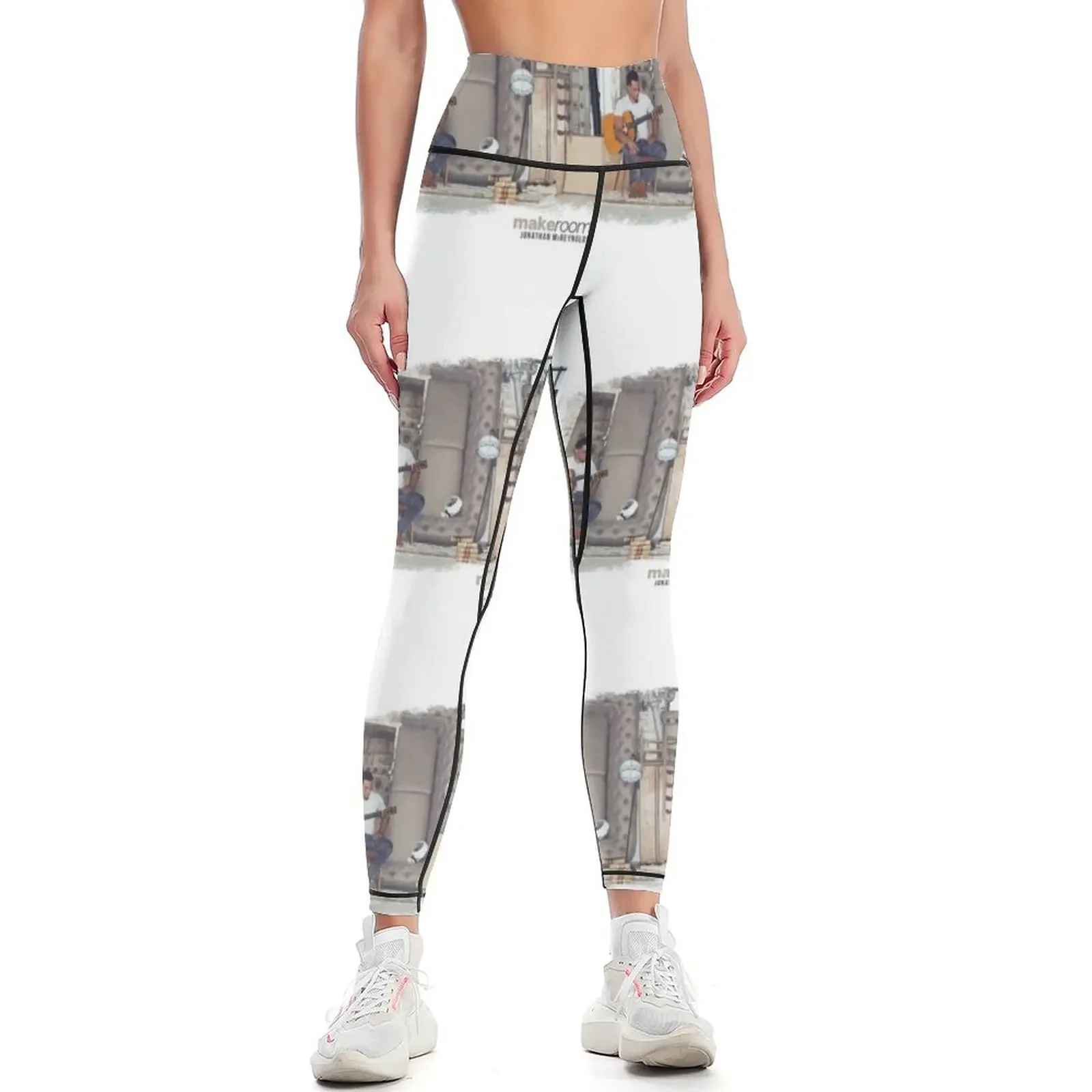 

Jonathan McReynolds Make Room Leggings sports woman gym for girls trousers Tight fitting woman Womens Leggings