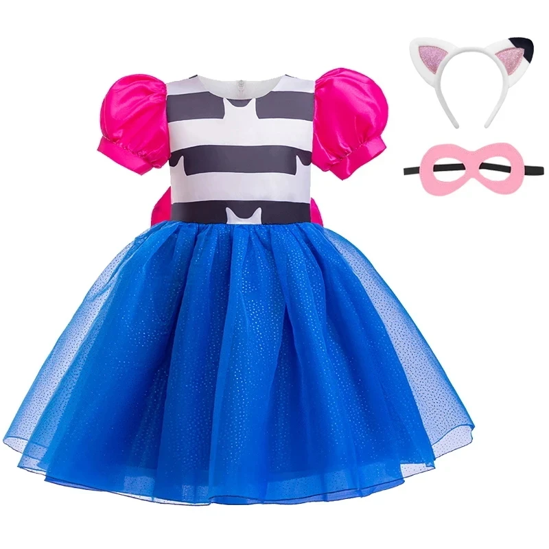 4-10-year-old Gaby Dollhouse Same Dress Sweet and Cute Full Set Costume Role Playing Halloween Theme Party Costume