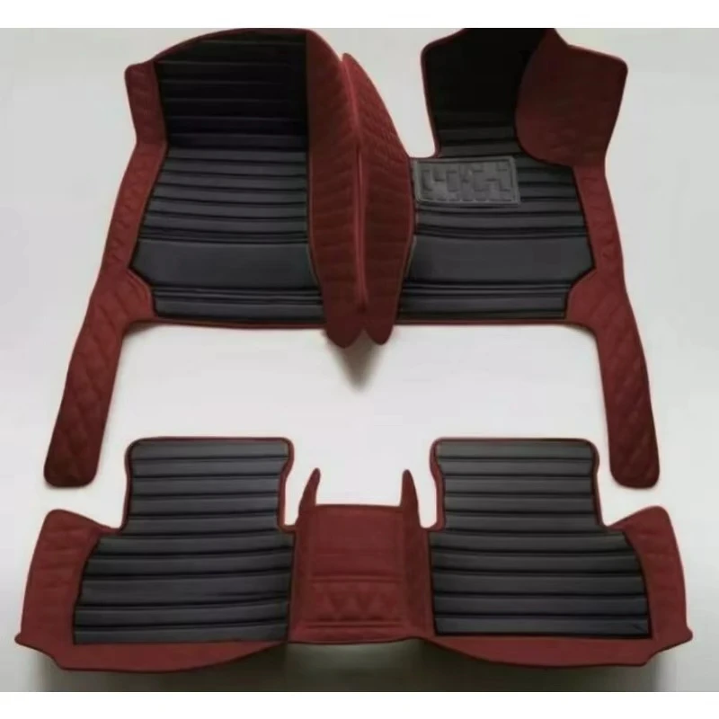 Custom For Mitsubishi Galant EA8A 5-Seat Sedan 2006-2012 PU Waterproof All Weather Car Floor Mats Anti Slip Accessories LHD/RHD
