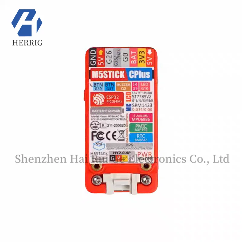 Kit de desarrollo de IoT portátil todo en uno oficial M5Stack StickC Plus ESP32