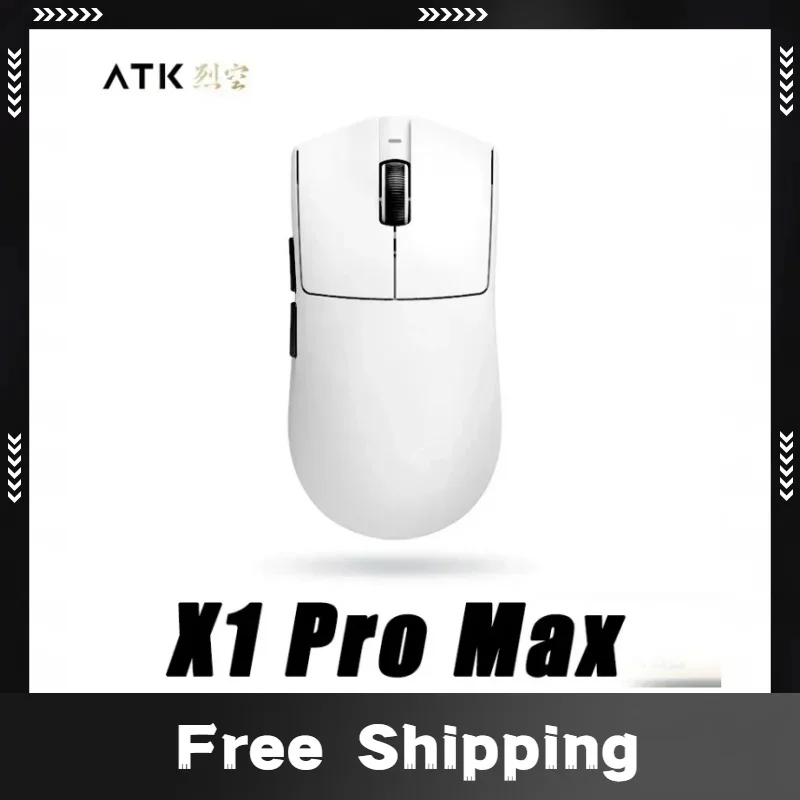 

Беспроводная мышь ATK Blazing Sky X1, 8K, три режима, легкая мышь с низкой задержкой, FPS, игровая мышь для киберспорта, аксессуары для ПК, геймеров