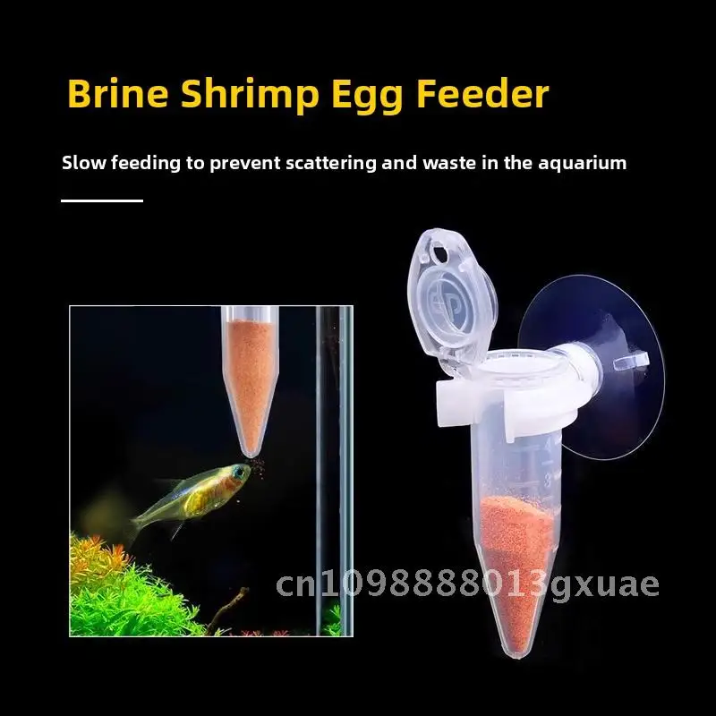 

Automatic Shrimp Egg Feeder Particulate Fish Food Feeder for Guppy And Small Tropical Shelled Shrimp 1 Piece