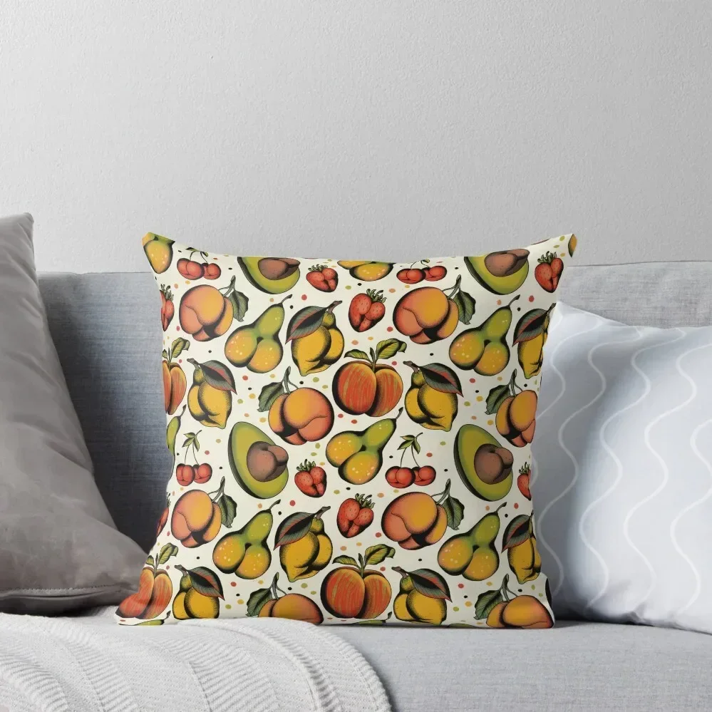 

Tutti frutti, sexy fruits tattoo flash Throw Pillow Couch Pillows Pillowcases Cushion Covers Sofa pillow cover christmas pillow