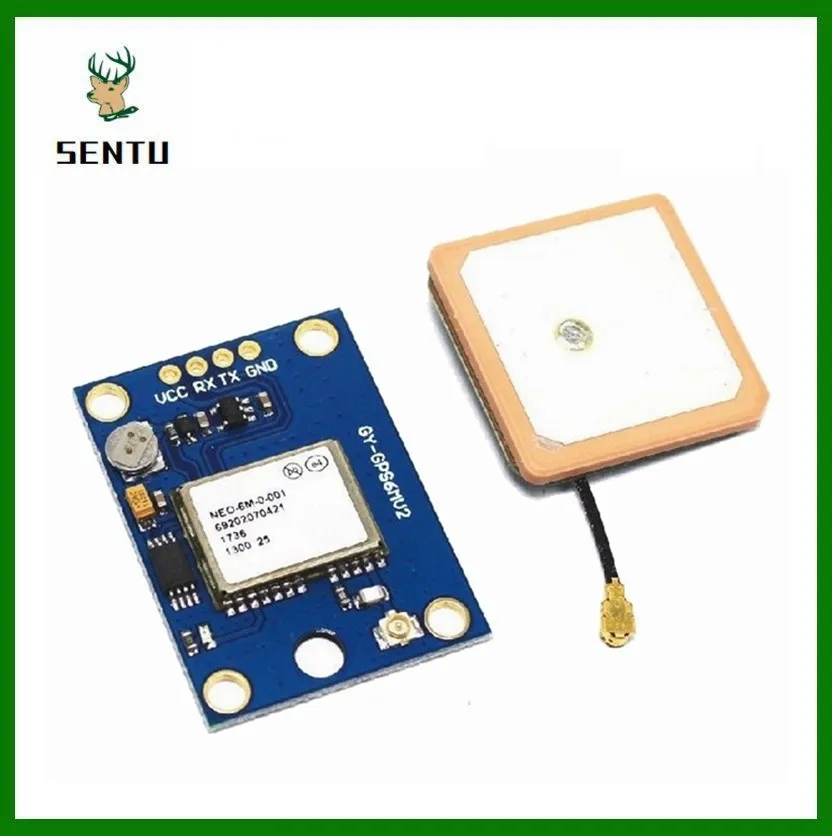 GY-NEO6MV2 New NEO-6M GPS Module NEO6MV2 with Flight Control EEPROM MWC APM2.5 Large Antenna for Arduino 6MV2