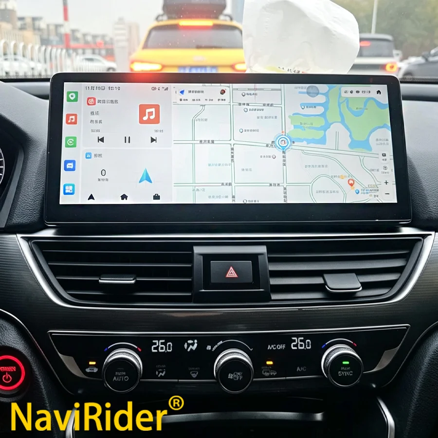 S 12.3'' Android 15 For Honda Accord 10 2018-2022 Stereo GPS Car Multimedia Video Player Navigation Carplay Head Unit Screen