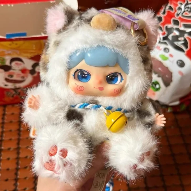 

Baby Three PUFUFU Lucky Bell слепая коробка милая аниме кукла Mystery Box сумка-сюрприз виниловая подвеска для лица аниме фигурка брелок игрушки