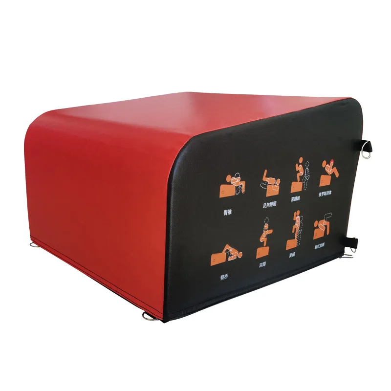 Multifunctional Hip Thrust Box Non-slip Rounded Corner Hip Thrust Stool, Portable Wearproof Fitness Equipment for Yoga Workout