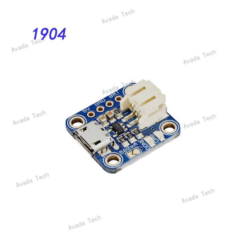 1904 MCP73831 Battery Charger Power Management Evaluation Board