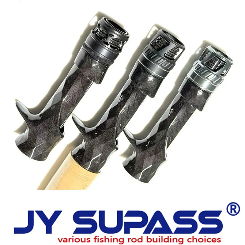 JY SUPASS BMC fishing rod custom carbon reel seat with cork handle diy Fishing Rod Repair Kit