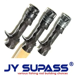 JY SUPASS BMC fishing rod custom carbon reel seat with cork handle diy Fishing Rod Repair Kit
