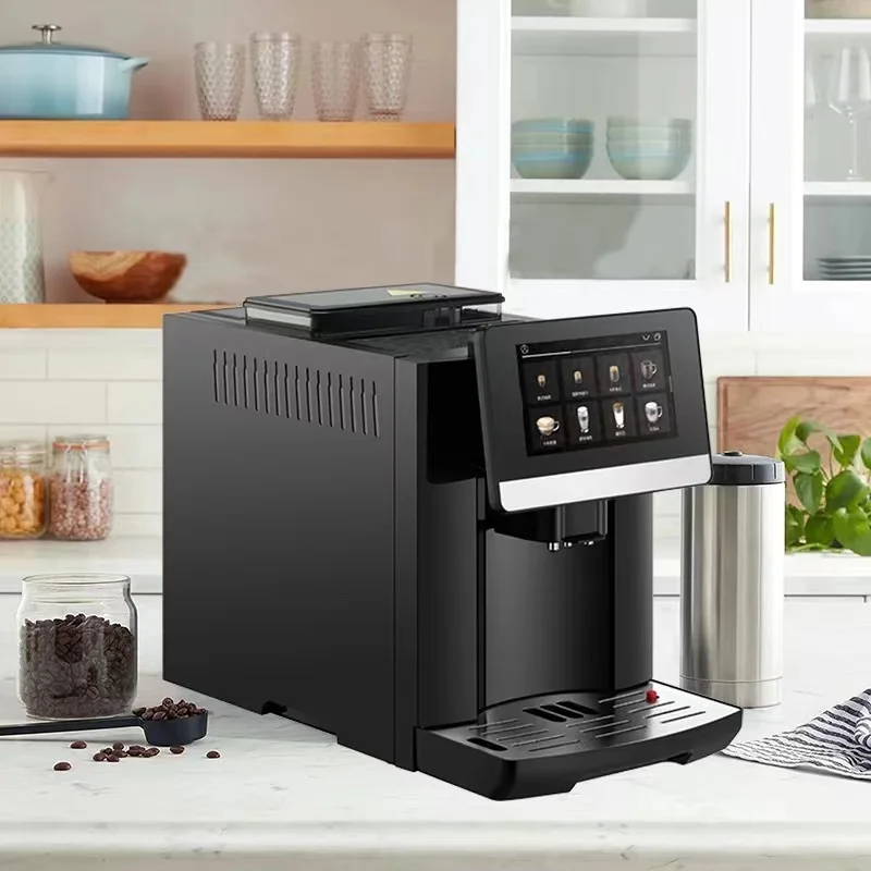 2L Stainless Steel Automatic Coffee Equipment 19 Programmable Options Auto Clean Espresso Maker Support French For Home Hotel Ca