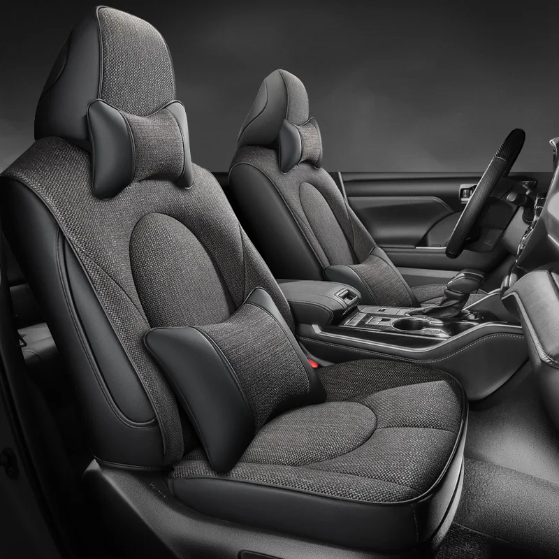 Original Model Design Car Seat Cover For Toyota Highlander 2020 -2026 Second Row 40/60 Split Protector Seat Cushion-5 Seats