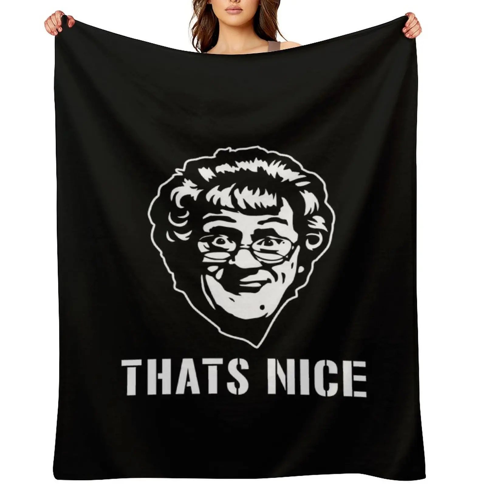 

That's Nice Mrs Browns Throw Blanket Bed linens Decorative Sofas cosplay anime Travel Blankets
