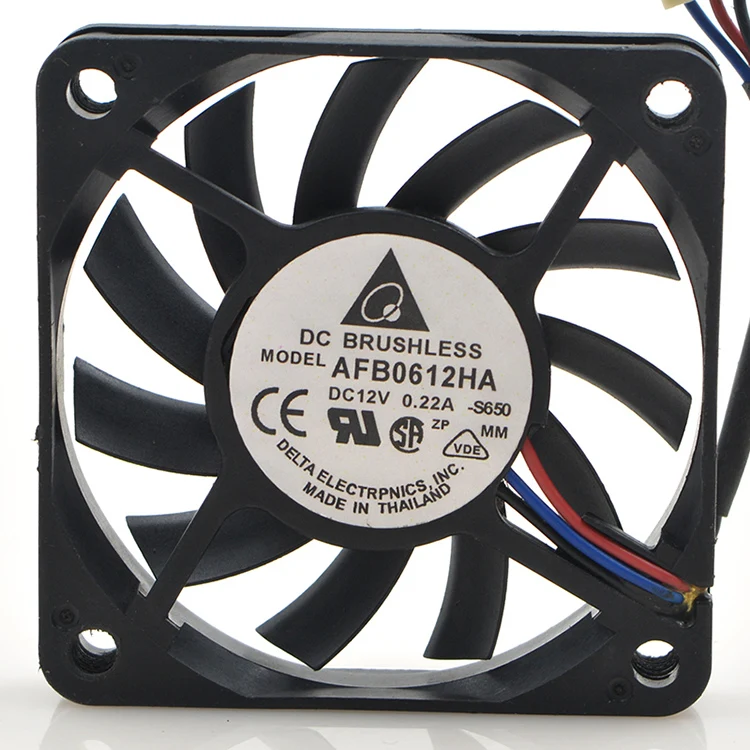 

NEW ORIGINAL AFB0612HA 12V 0.22A 6010 60x60x10mm COOLING FAN RADIATOR