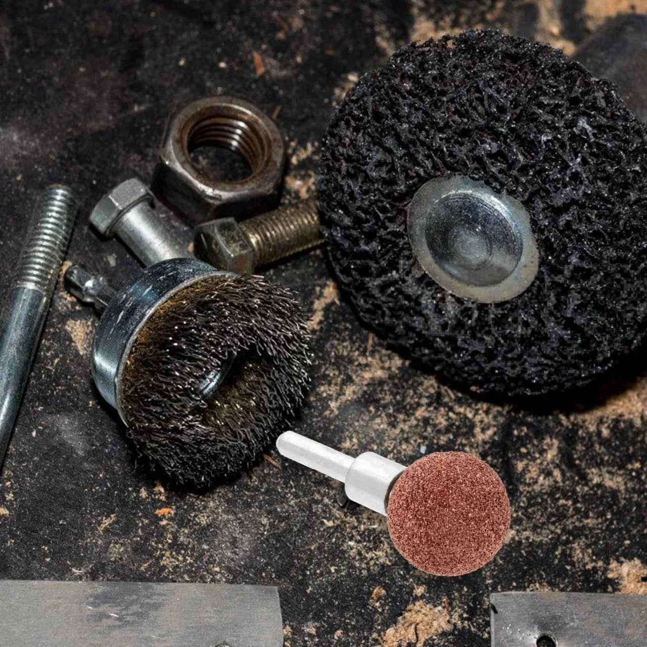 

For Car Tire Repair Tire Buffer Wheel Precise Repair Tire Damage Abrasive Tool Gold Precise Repair Abrasive Wheel