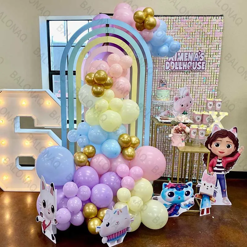 

Gabby Dollhouse Rainbow Number Balloon 1 2 3 4 5 6 7 8st Girl Set Birthday Party Decoration Baby Shower Supplies Kids Toy Globos