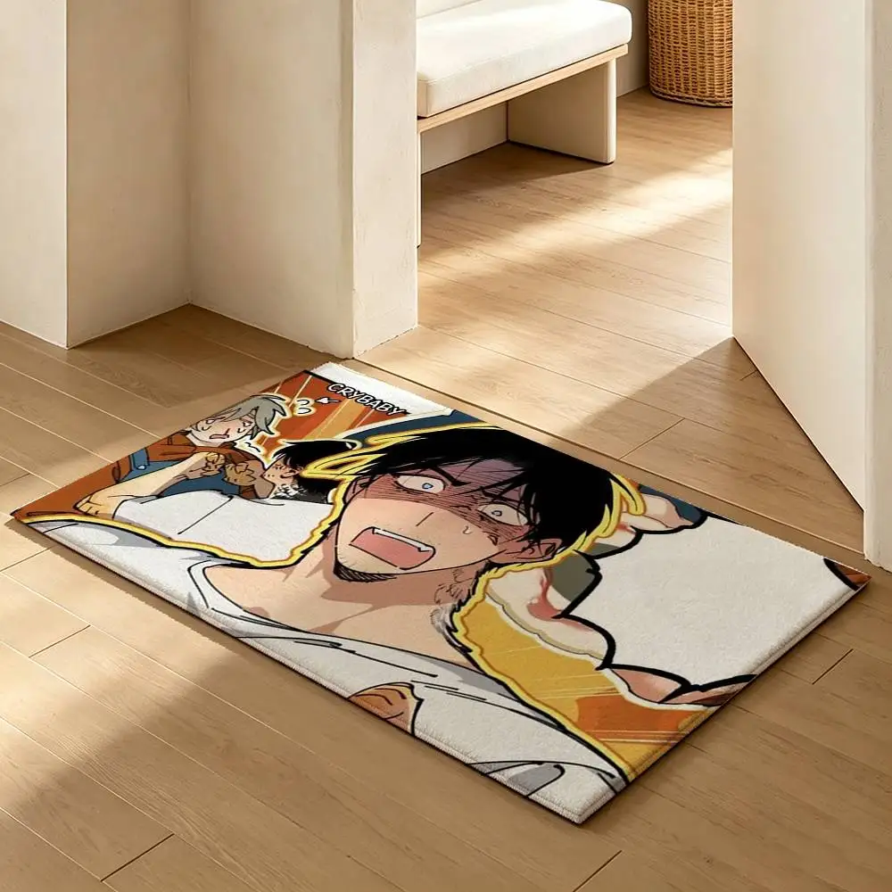 COOL M-Manhwa Mr As Farm  Soft Absorbent Decorative Floor Mat for Bathroom Entryway Living Room