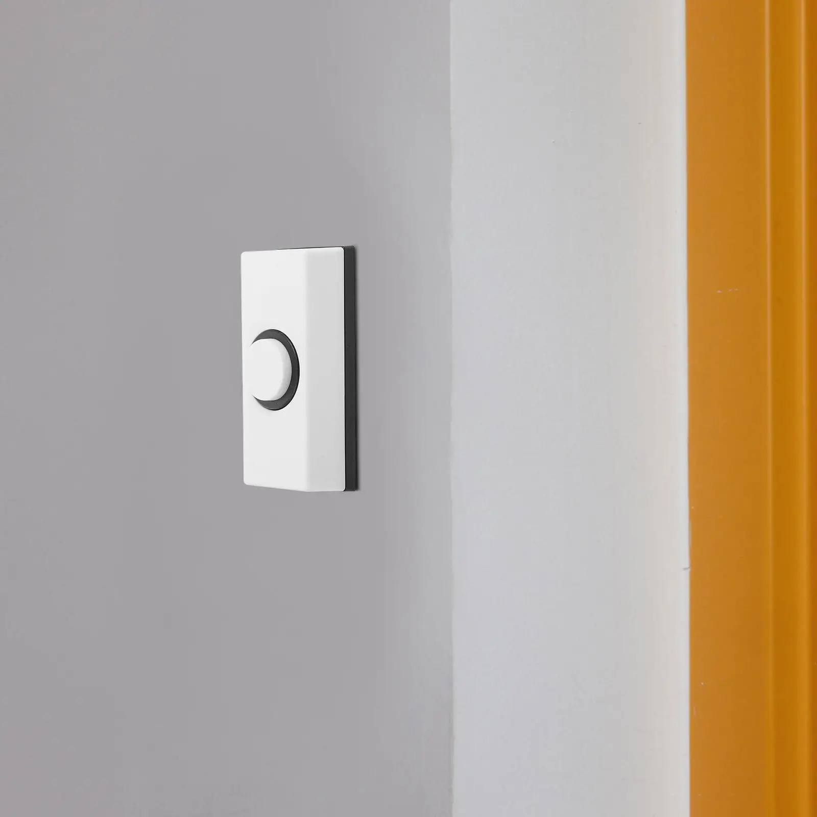 2 Pcs Doorbell Switch Decorative Button Ringer Buttons Bells for White Replacement