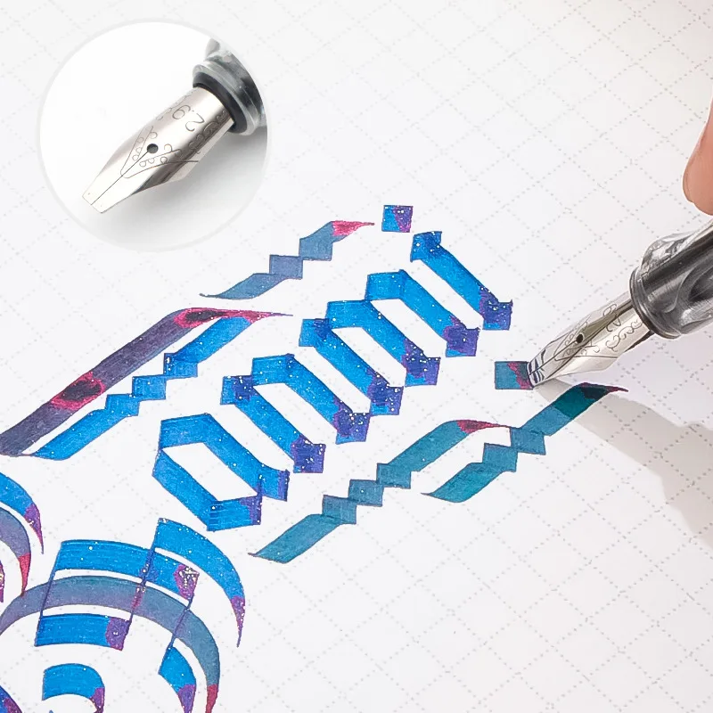 

Перьевая ручка BANMI в готическом тибетском стиле, параллельная ручка для каллиграфии, ручка-утконос для художественных работ, офиса, школы, канцелярские принадлежности