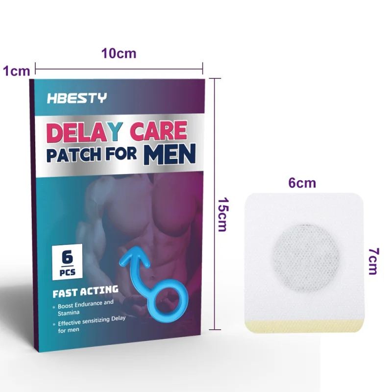 HBESTY Male Delay Patch Adult Long Lasting Strong Thickening Kidney Couple Sex Health Patch