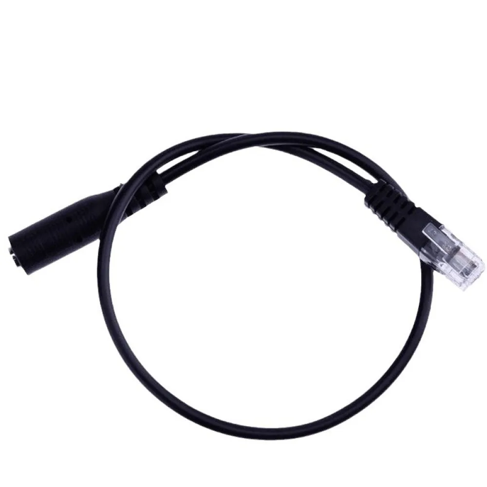Office Headset Adapter RJ9 To 3.5mm Jack Converter For Landline Telephone Computer Audio Connection Cable Cord