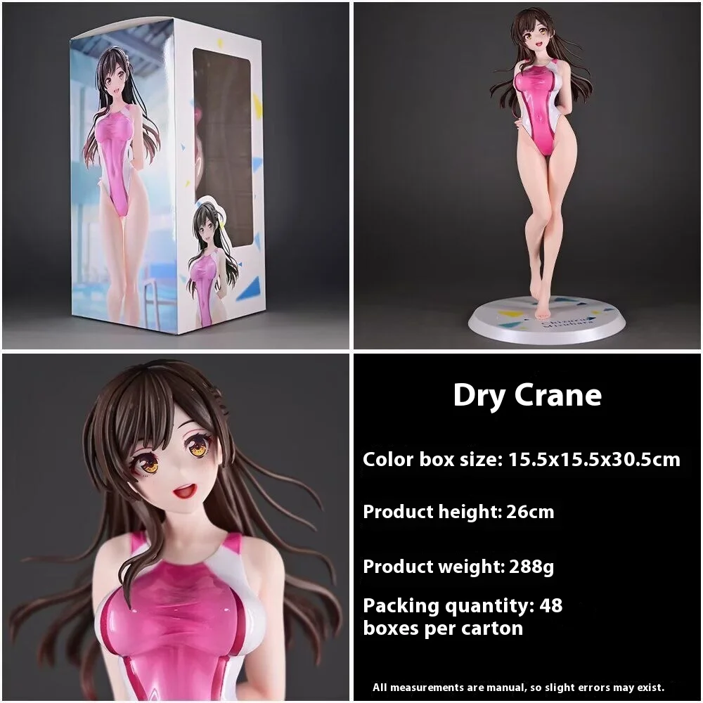 

Anime Girl Water Orchid Racing Swimsuit Collectible Figure Computer Case Decoration Toy Robot Action Figure Model