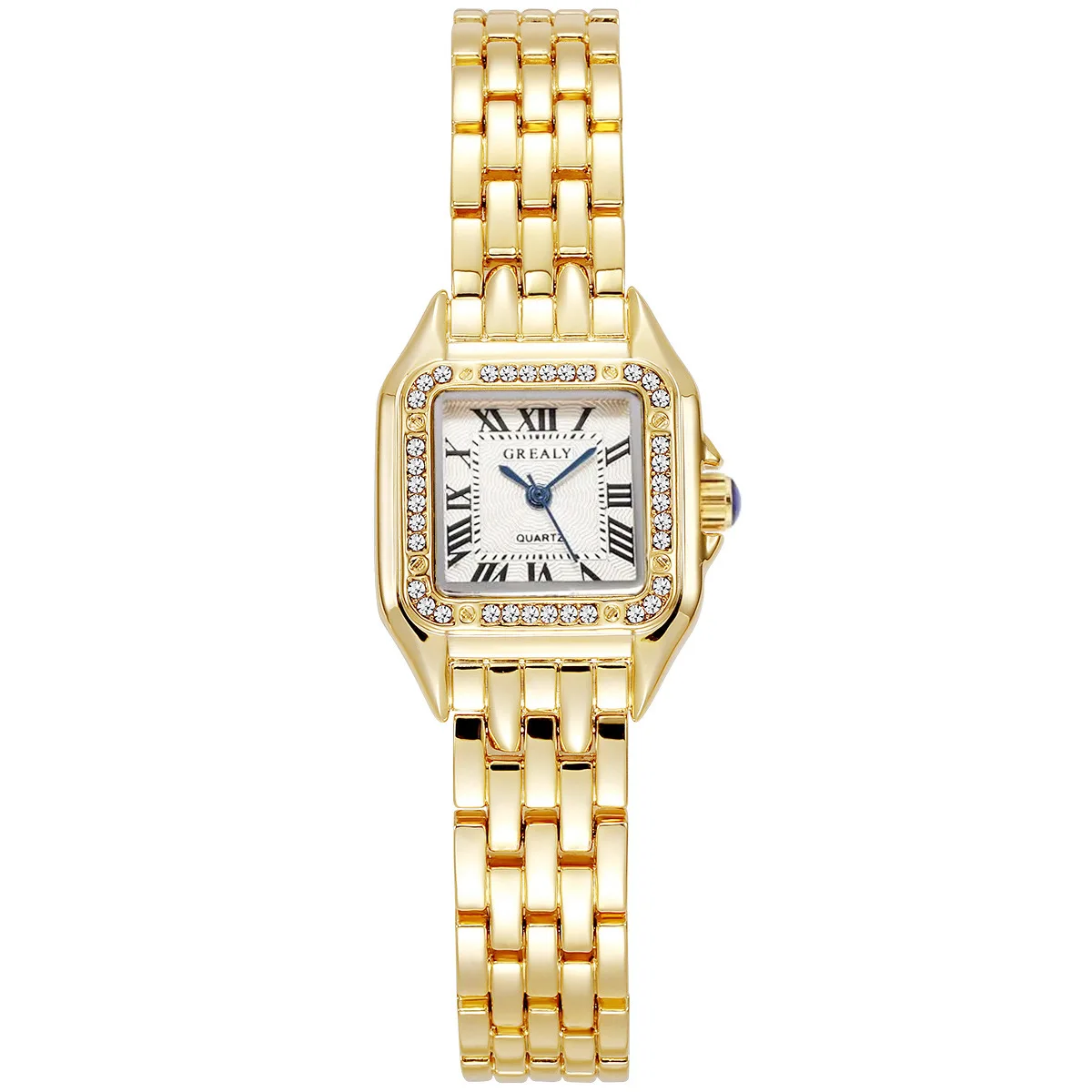 UTHAI Women Watch Light Luxury Brand Stainless Steel Strap Ladies Business Quartz Watches Female Fashion Clock Watch