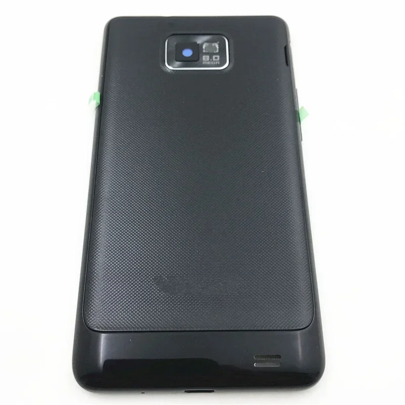 Full Housing For Samsung Galaxy S2 II i9100 9100 Middle Frame +Back Panel Rear Battery Cover Door Replacement Parts