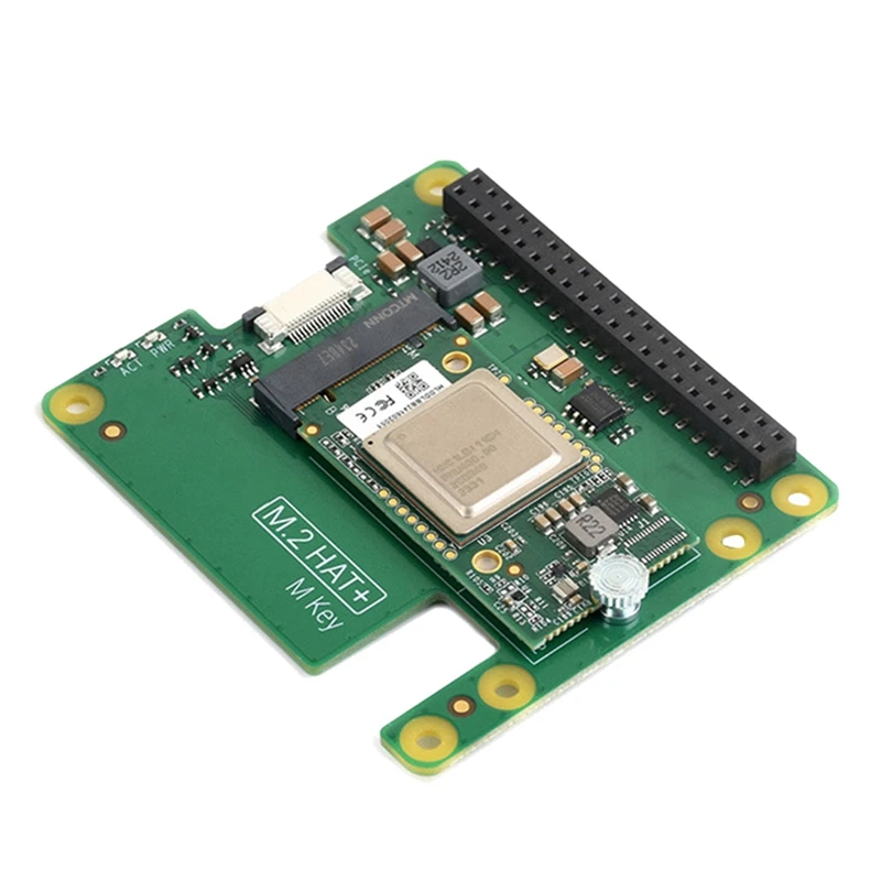 

For Raspberry Pi 5 AI Kit M.2 HAT+Hailo Al Acceleration Module 13 TOPS Pcle Gen3 Ai Kit For Linux Windows