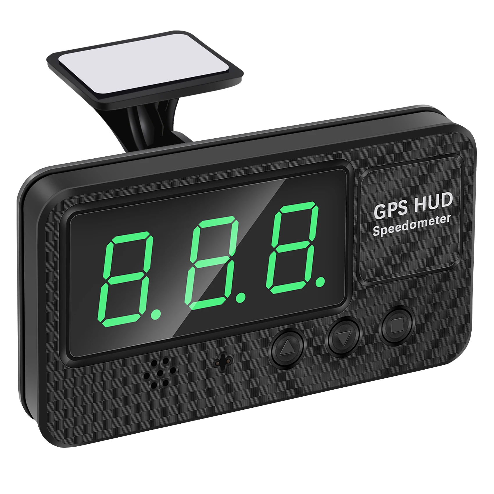 Compteur de Vitesse GPS HUD NuméRique de Voiture Affichage TêTe Haute de 3 Pouces avec Alarme D'Avertissement de Survitesse MPH